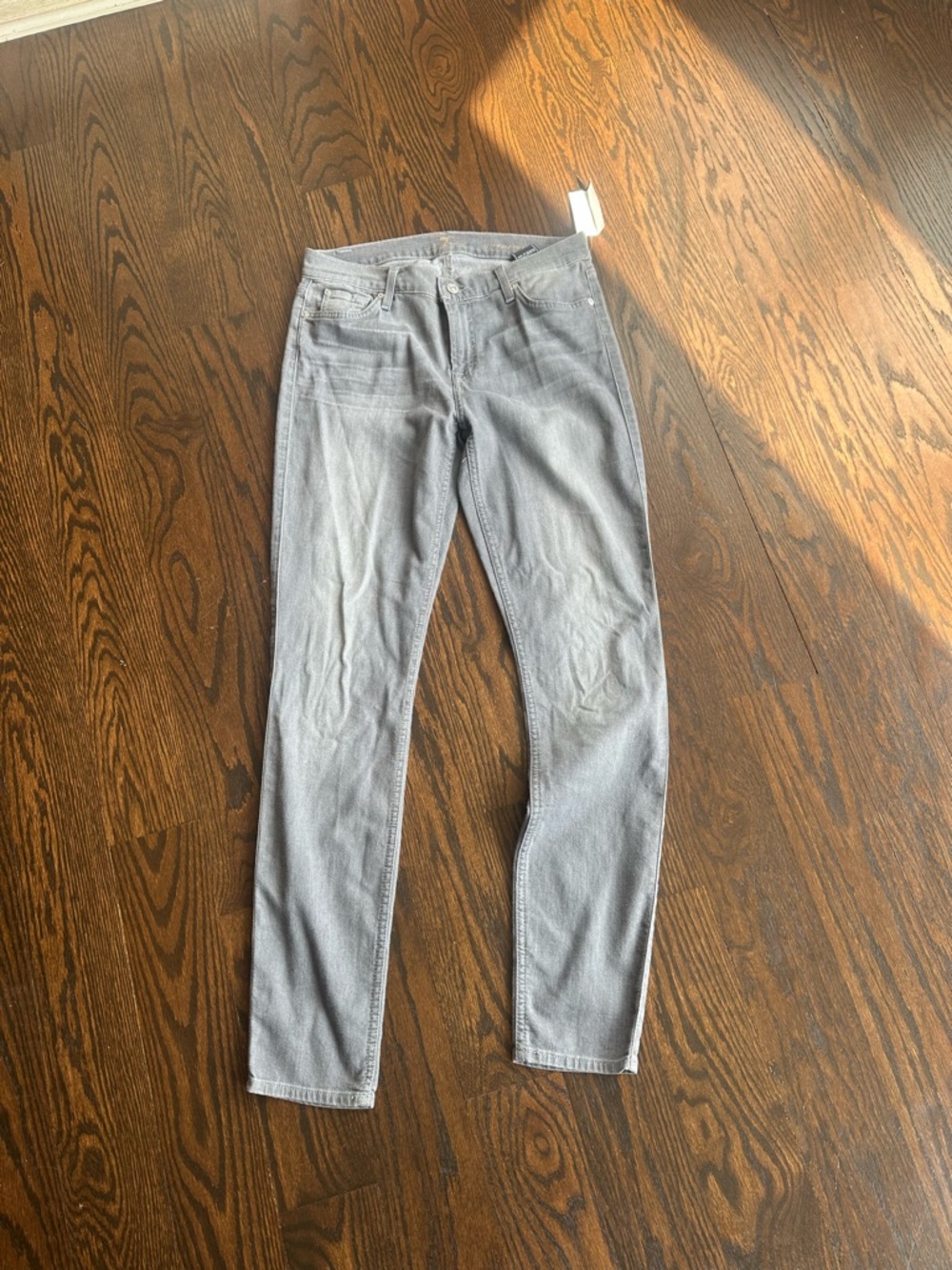 7 for all Mankind  Grey Denim skinny Jeans